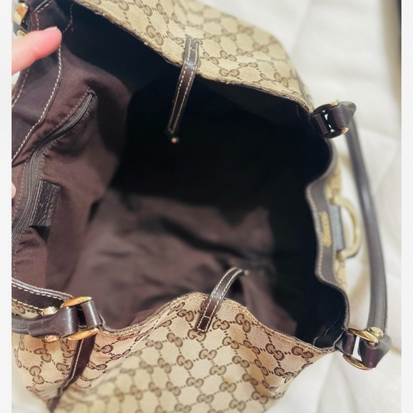 100% Authentic Verified Gucci Large Large D-Ring Hobo Wallet and Key Wallet - Picture 4 of 13